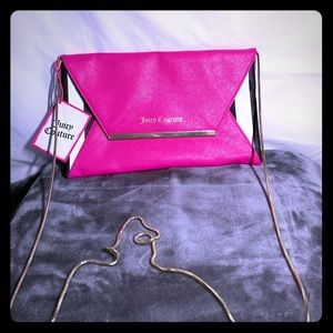 Juicy Couture envelope evening clutch